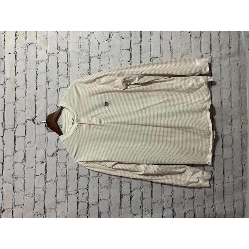 Chaps Men's Long Sleeve‎ Henley Shirt, Size XLT